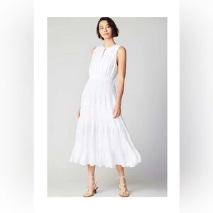 NWT CURRENT AIR PLEATED SLEEVELESS MAXI DRESS